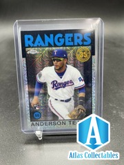 Anderson Tejeda 2021 Topps Series 1 Silver Mojo 1986 Retro #86BC-45 Rangers